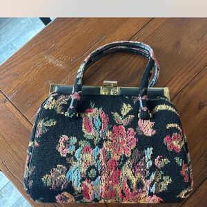 Floral Tapestry vintage Handbag